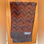 Diane Von Furstenberg Vintage Diane von Fürstenberg long Silk Scarf – Chevron Zigzag Print – 46x13 Photo 3