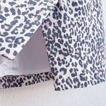 Olivaceous Leppard Lined Mini Skirt New With Tags Photo 2