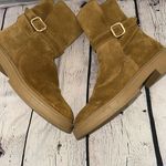 ZARA Woman’s US size 8.5 Genuine Suede and Faux Fur Boots Photo 14