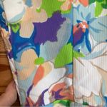 Vintage 1960s John Hanna Floral romper swimsuit playsuit Small/ medium White Photo 5