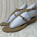 Splendid Women's Brooklyn V-Strap Wedge Thong Sandal in Mushroom Photo 2