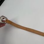 Genuine Leather Brown Western Style Belt Metal Conchos Eagle Women Fits XS Photo 8