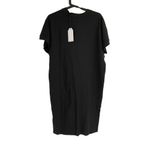 Universal Standard  Black Cotton Short Sleeve Midi Dress Casual Womens Size L Photo 1