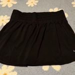 Nike  Dri-Fit Black Skirt with Silver Logo Photo 0