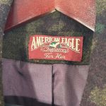 American Eagle Vintage  Wool Blend Southwestern Aztec‎ Dad Coat Jacket Womens Med Photo 6