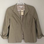 Coldwater Creek NWT $120 Size 4/6 Small Tan Meadow Jacquard Jacket B1 Photo 0
