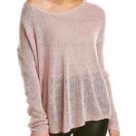 Helmut Lang Irregular Silk Sweater in pink Photo 0