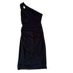 Katie May  High Roller Draped One Shoulder Jersey Knit Dress Black Size M Photo 6