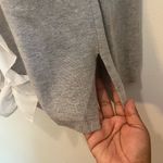 Vineyard Vines  Gray and White Ruffle Detail Sweater Photo 4