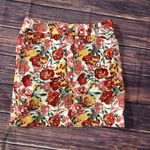 Loft  Floral Print Women's Skirt Size 4 Photo 0