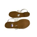 Cole Haan  Charlotte Slingback Sandal Womens 6 B White Open Toe Buckle Strap Flat Photo 4