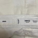 Mango MNG Anais White High Waisted Split Pencil Midi Denim Jean Skirt Size XS Photo 3