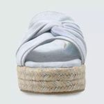 Nalho Sai Yoga Mat Platform Espadrilles Light Baby Blue Twist Comfort Sandals 6 Photo 1