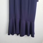 Maggy London  Embellished Celeste Flounce Dress in Navy Photo 2