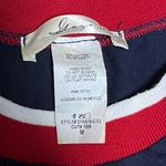 Gaze USA M Gaze Navy Blue Nautical Mini Dress with Red Accents Casual Streetwear Photo 5