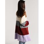 Moon River Bubble Sleeve Oversized Cardigan Photo 1