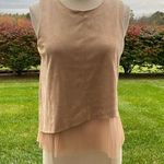 ZARA Faux Leather Combination Blouse Photo 2