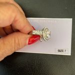 Badgley Mischka New  3 Carat Cubic Zirconia Engagement Ring w side stones Photo 1