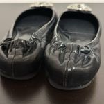 Tory Burch leather Claire / Revva back scrunch flats silver hardware Photo 2