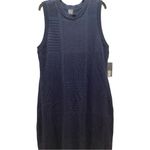 Worthington Size 2X Navy Sleeveless Mid Sweater Dress. New With Tags. Blue Photo 4