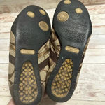 Coach  Lace Up Sneaker Women’s Size 8 Brown and Tan C Logo Photo 4