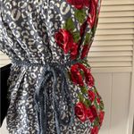 Hot & Delicious  Rose Cheetah Patterned Sleeveless Mini Summer Dress Photo 1