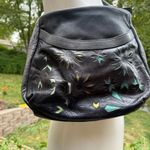 Radley London  flower appliqué Black Leather handbag purse Photo 1