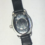 infinity  Silver Tone & Black Boho Band Watch Wristwatch NEW BATTERY Photo 8