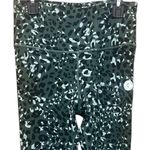 Cream Yoga Nancy Ribbed Green Cheetah Leggings Size M Photo 5