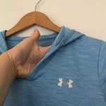 Under Armour  Blue Loose HeatGear Lightweight Hoodie Hooded Sweatshirt Pullover S Photo 5