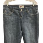 SO  Jeans Women Dark Wash Bootcut Stretch Denim Pants Size 11 Photo 3