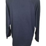 NEW It’s too people out side pullover light sweatshirt Large Navy Blue Photo 3