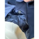 WATTERS AND WATTERS NWT Vintage Navy Satin Dress Top Rhinestone Buttons Size 10m Blue Photo 6