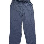 Shine star belted blue/gray pants Photo 1