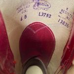 Justin Vintage Kipskin Leather Cowboy Boots – Red (Women’s 6B) Photo 4