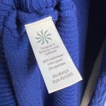 Athleta  Women’s Blue Cashmere Blend Long Sleeve Sweater‎ Dress Medium Photo 4