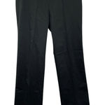 Johnny Was JW Los Angeles Black Cotton Dress Pants Slight Flare Trousers Size 6 Photo 0