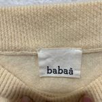 Babaa 100% Italian Cashmere Trousers One Size Best For Large Pale Yellow Photo 2