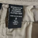 Y2K New York & Co Women Pants 2T Brown Flare Leg Pocket Gold Metallic Thread Brown Size 2 Photo 8