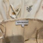 We Wore What  Cream Floral Maxi Dress size large Photo 4