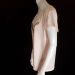 Puma Pink & Silver Short Sleeve Tee Shirt (S) Photo 2