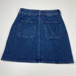 Madewell 3/$30  | Dark Wash Denim Full Zip Jean Skirt Size 24 Photo 5