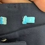 J. McLaughlin  Womens Pants 2 Navy Blue Stretch Career Straight Leg Slit Photo 3