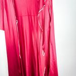 Gossard Artemis Union Made Vintage Robe Burgundy Long Sleeve Loungewear Red Size 1X Photo 4
