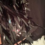 LuLaRoe  Elegant Stella Sequin Bolero Jacket Womens Medium Black Whimsigoth Fairy Photo 7