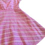 Love Shack Fancy  Drella Mini Dress Pink Lace Trim Short Sleeve Size 00 Women's NWT Photo 5