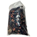 Old Navy New  Dress Womens 2X Blue Floral Midi Fit Flare Square Neck Tie Straps Photo 10