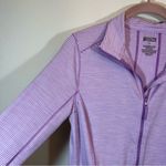 Duluth Trading Co Pier Genius UPF 50+ Purple Striped Pockets Athletic Dress S Photo 4