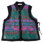 CO+CO by Coco Rocha Carly Top Women's Black Sleeveless Geometric Print Size 2 Photo 0