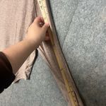 Outdoor Voices Woman Size Medium lightweight Tan Button-Down Shirt Photo 3